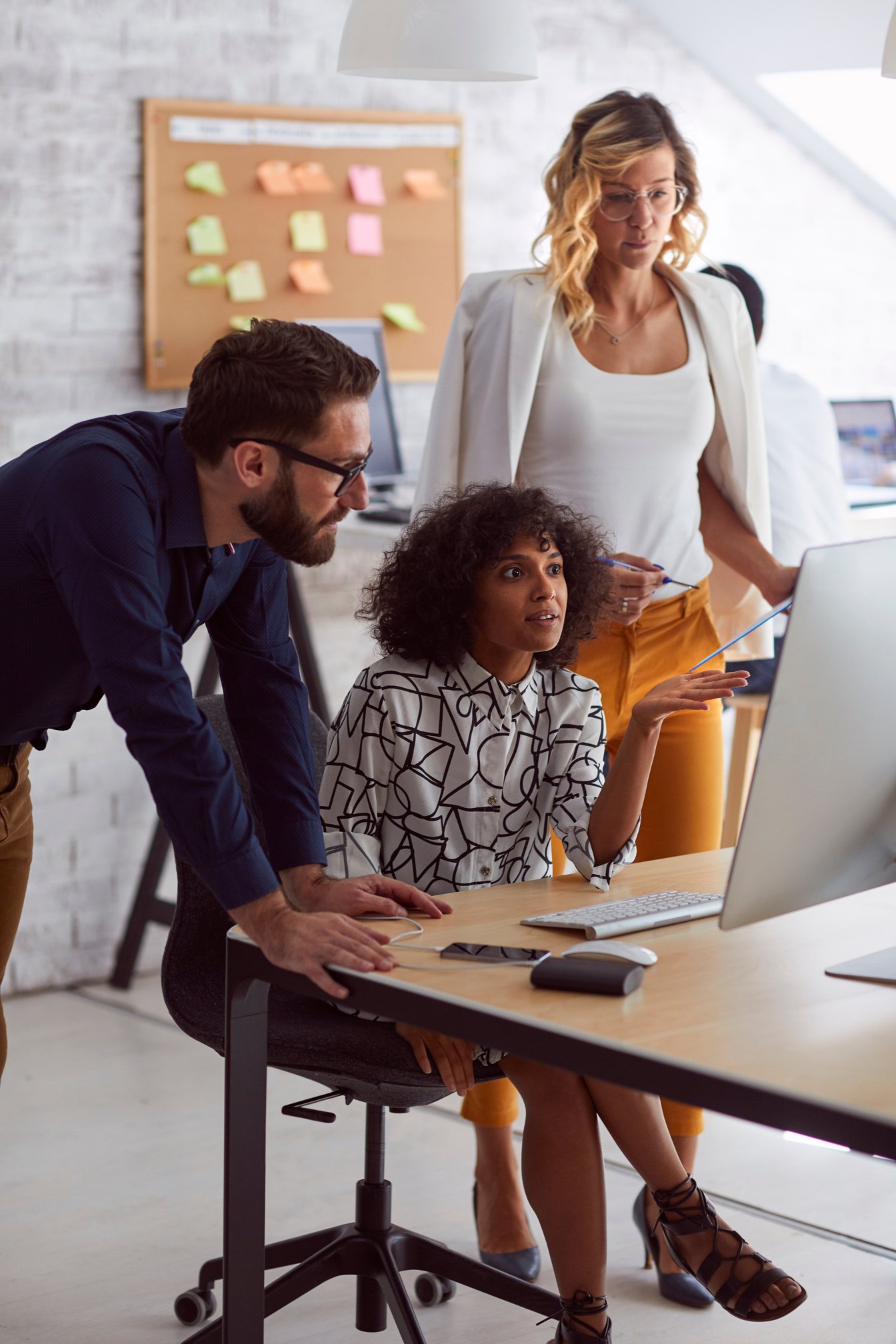 Diverse Business Team Working In The Office